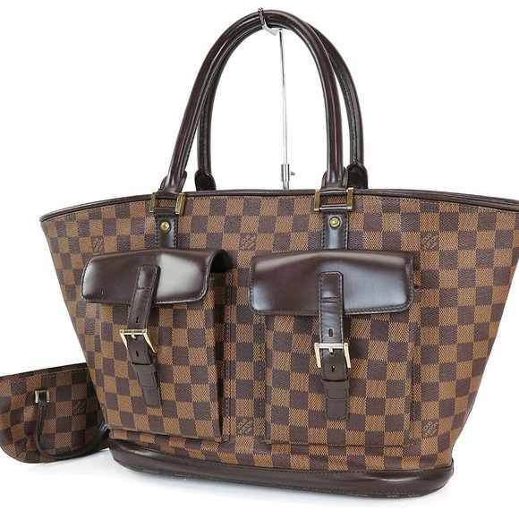 Manosque GM Damier Ebene Tote Bag - Picture 1 of 11